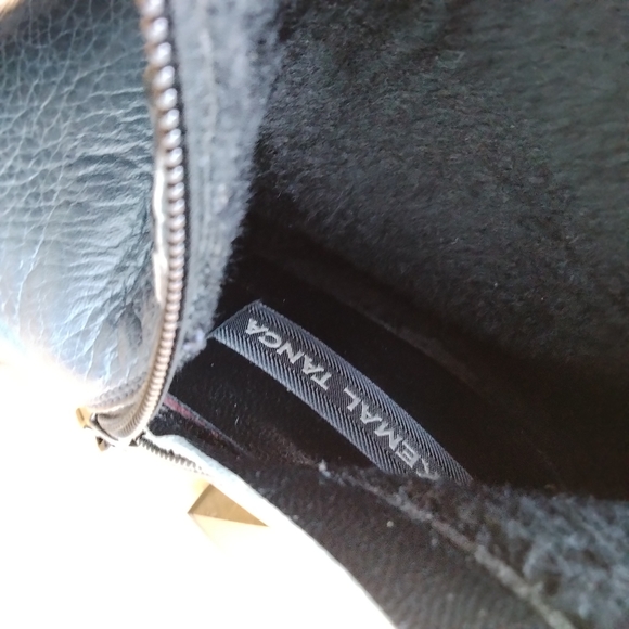 Kemal Tanca Women's Blue Genuine Leather Ankle Boots Size 37 (US 7) - Picture 11 of 15